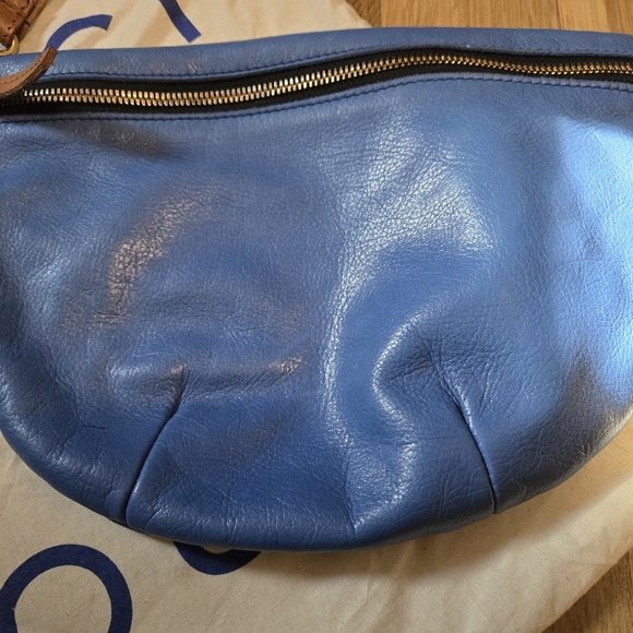 Clare V Blue Leather Crossbody - Picture 4 of 6